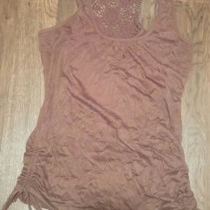Brown summer tank top