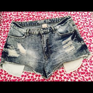 High waisted shorts