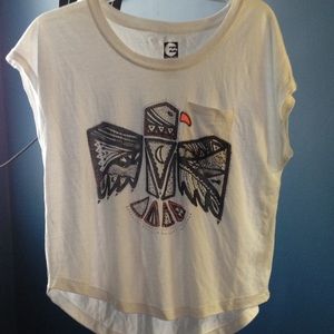 Loose fitted eagle T