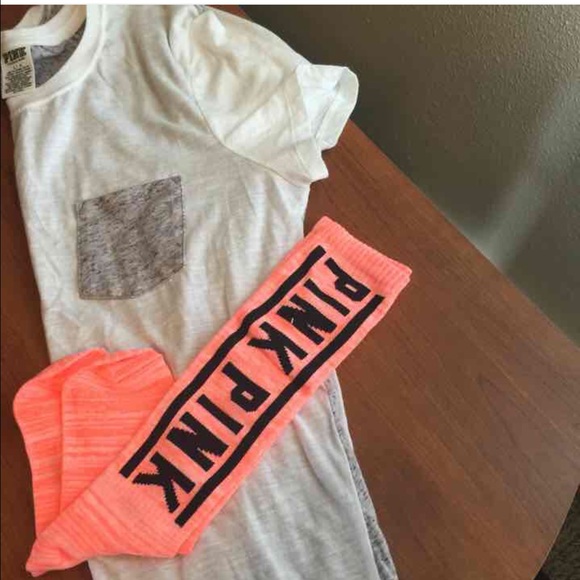 New pocket tee and socks bundle