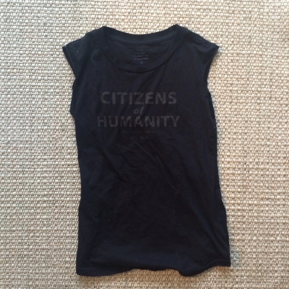 CITIZENS OF HUMANITY Logo T-Shirt Size SMALL