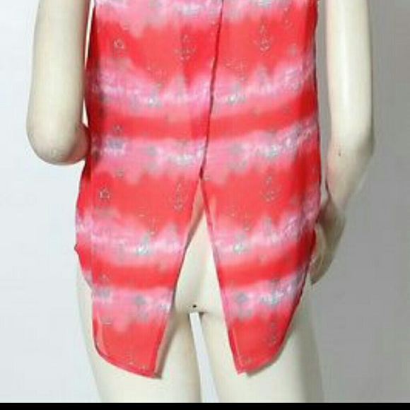 Pink Striped Anchor Tank Top - Picture 3 of 4