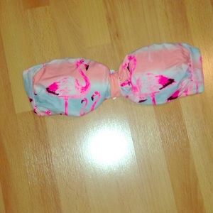 Flamingo bandeau tops