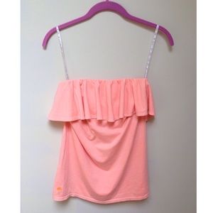 LILLY PULITZER RUFFLE TOP