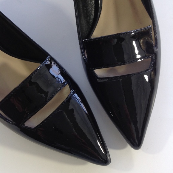 New DELMAN classic black patent pumps 5.5 - Picture 3 of 6