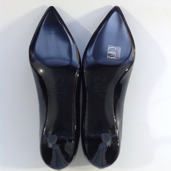New DELMAN classic black patent pumps 5.5 - Picture 4 of 6
