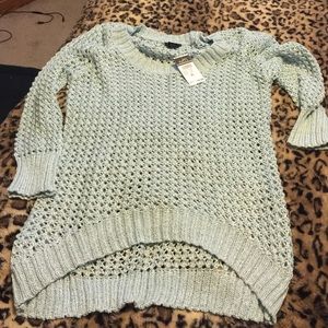 Spring sweater! Mint/bluish green