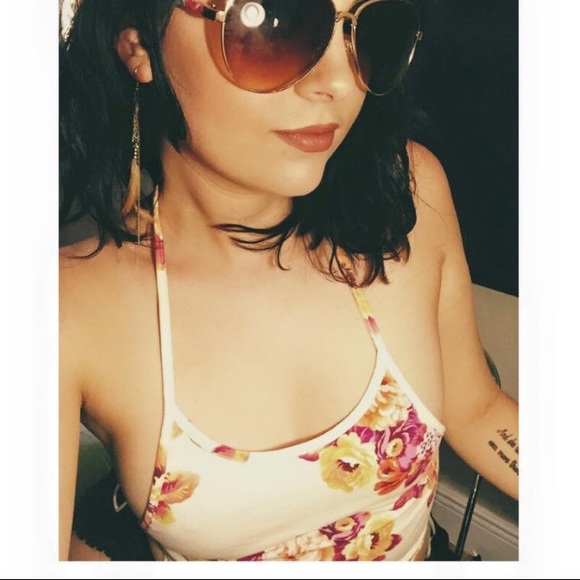Spring floral top