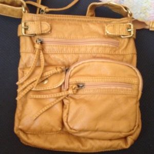 Leather crossbody