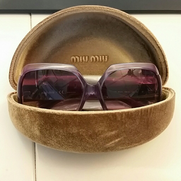 Authentic Miu Miu purple sunnies