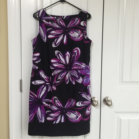 Purple and Black dress