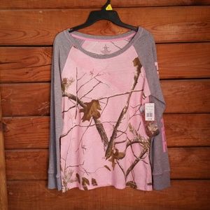 Pink Camo Long Sleeve Shirt from Realtree NEW