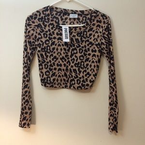 💞Trendy💞 leopard crop