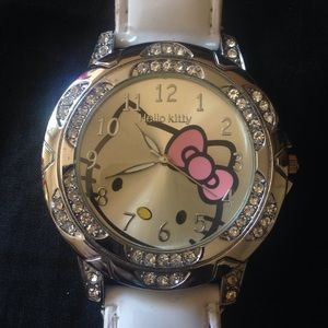 Rhinestone embellished Hello Kitty Watch