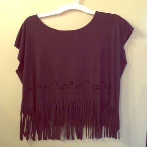 Light material top with patterned cut outs