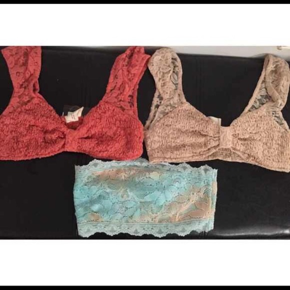 Bundle Deal * 3 Urban Outfitters Lace Bralettes