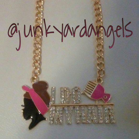 I DO MY HAIR NECKLACE