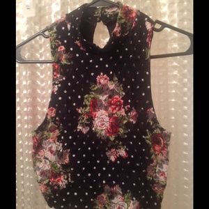 Floral crop top