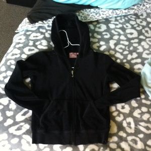 Juicy Couture Zip-Up Hoodie Black