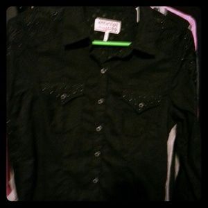 Long sleeve Affliction shirt