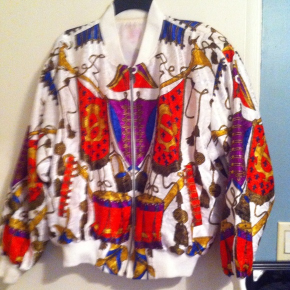 Vintage (Satin like) Bomber Jacket