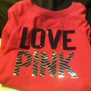 Victoria's Secret pink crew pullover hoodie