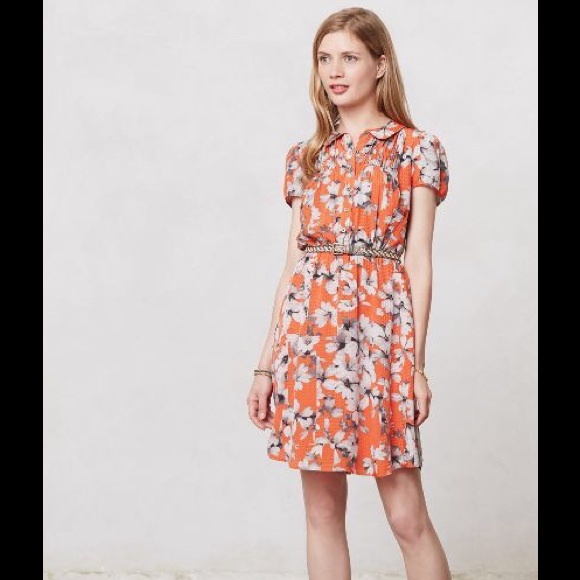 ANTHROPOLOGIE EDME&ESYLLTE SPECTRUM DAY DRESS