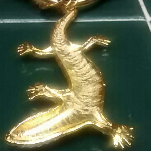 Ann Klein keychain. Salamander. NWT - Picture 3 of 4