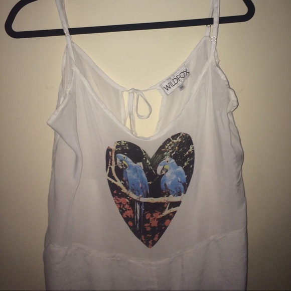 Wildfox spaghetti straps blouse