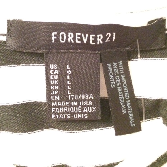 Striped Crop Top - Picture 2 of 2