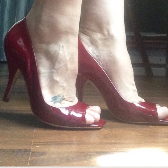BCBGirls Shoes - Pink/Red ombre heels