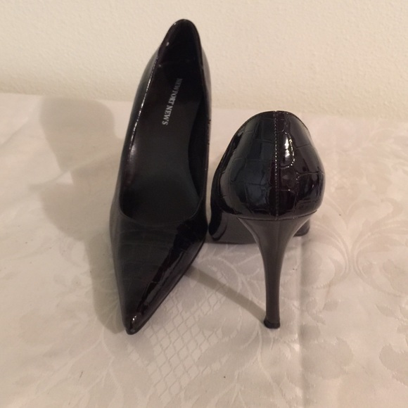 macy's black patent leather pumps