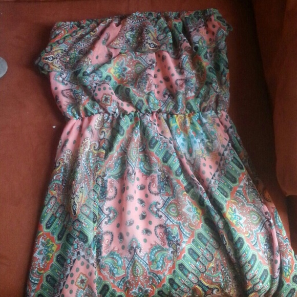 Strapless dress