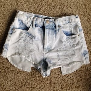 High waisted shorts