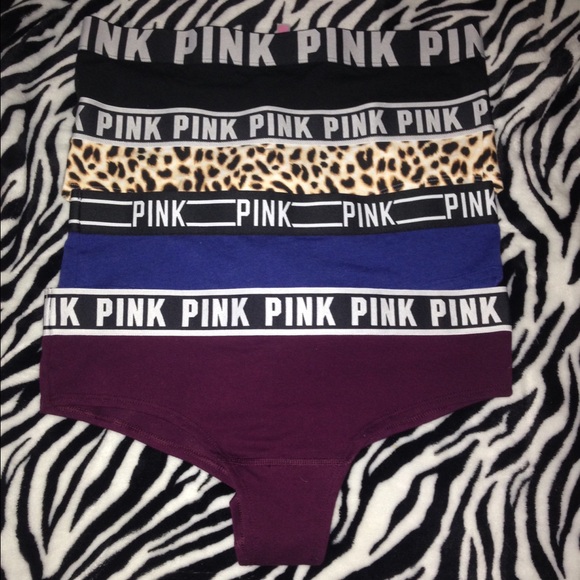 NWT Pink Logo Cheeksters x4