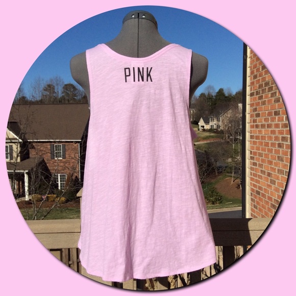 PINK Victoria's Secret đź’•Bling Sequins "WOW" Teeđź’• - Picture 2 of 4