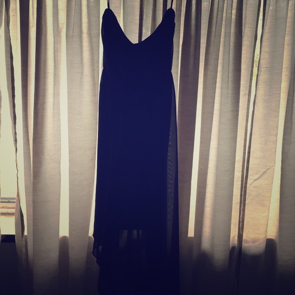 High low rise dress