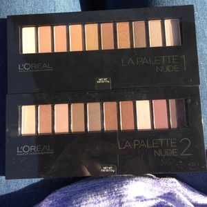NEW LOREAL LA PALLETE NUDE 1&2
