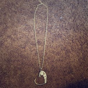 Montana Silversmith horse shoe nail heart necklace