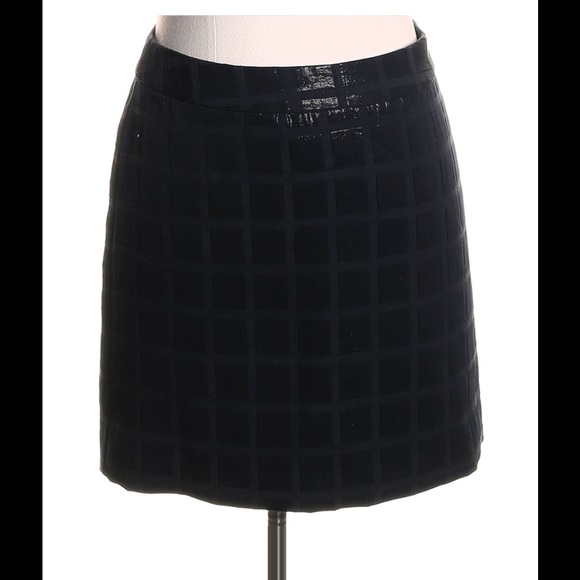 Print black mini skirt, Gap. - Picture 1 of 4