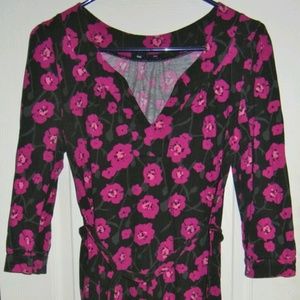 Soft gap floral dress