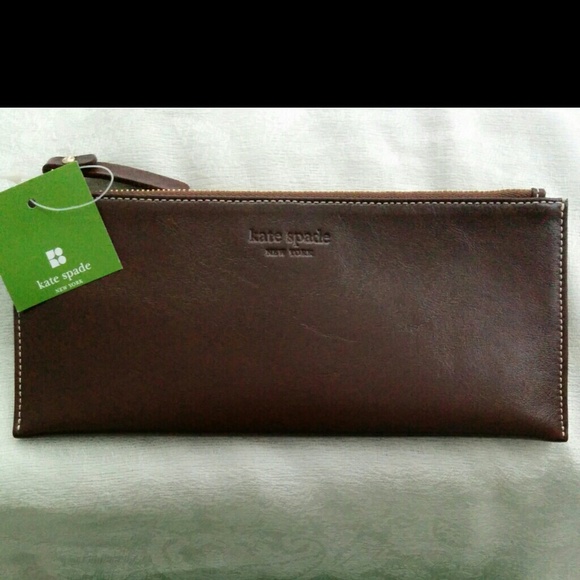 NWT Kate Spade leather pouch