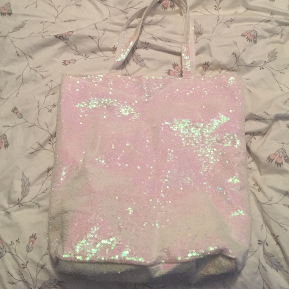 ✨White Sparkly Tote Bag✨