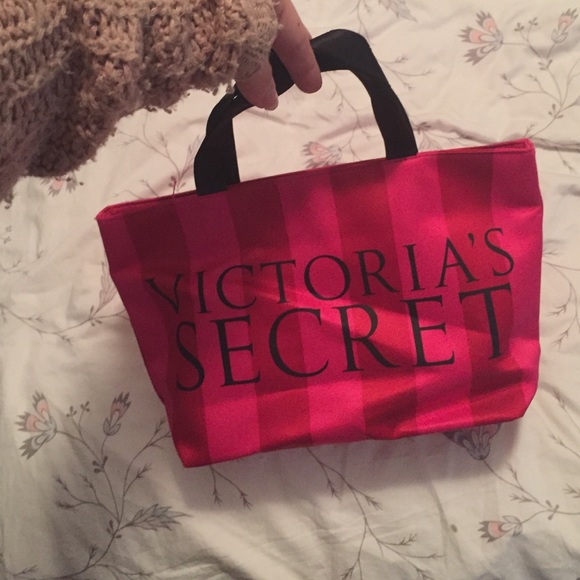 🌺Pink Striped Mini Tote🌺 - Picture 2 of 3