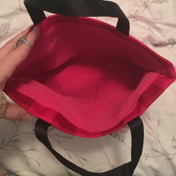 🌺Pink Striped Mini Tote🌺 - Picture 3 of 3