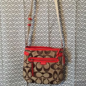 Never carried Coach cross body bag