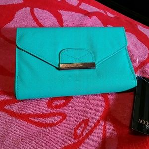 Mint colored wallet