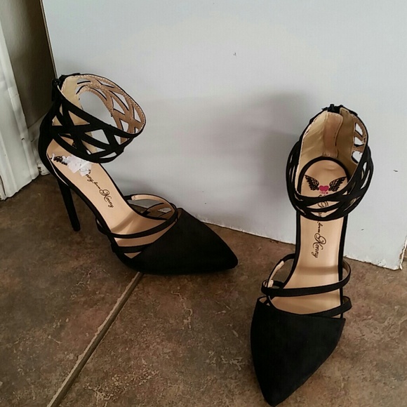 Penny Loves Kenny Shoes - Gorgeous Black Stiletto High Heel Shoes Never Worn