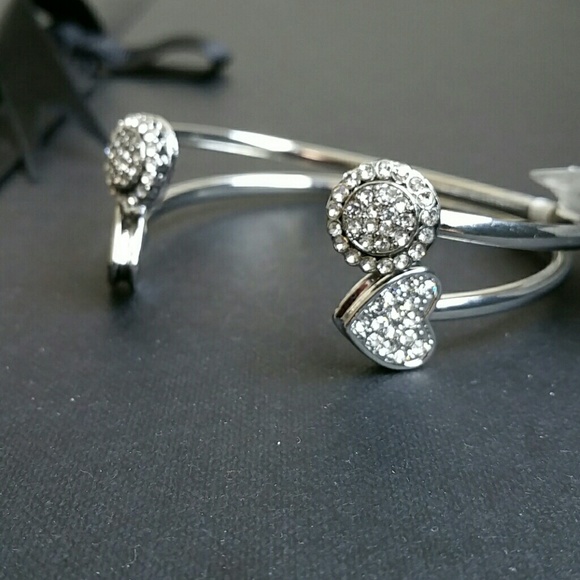 Pave bangle set 2pcs - Picture 4 of 4
