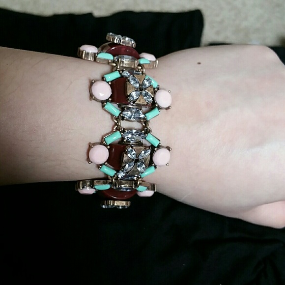 Antique bracelet with pastel colored stone
